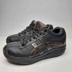 Sketchers Shape Ups XT Overhaul Oxford Shoes US Mens Size 10 Black